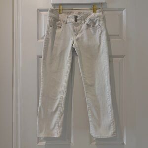 American Eagle Artist Cropped stretch White Jeans